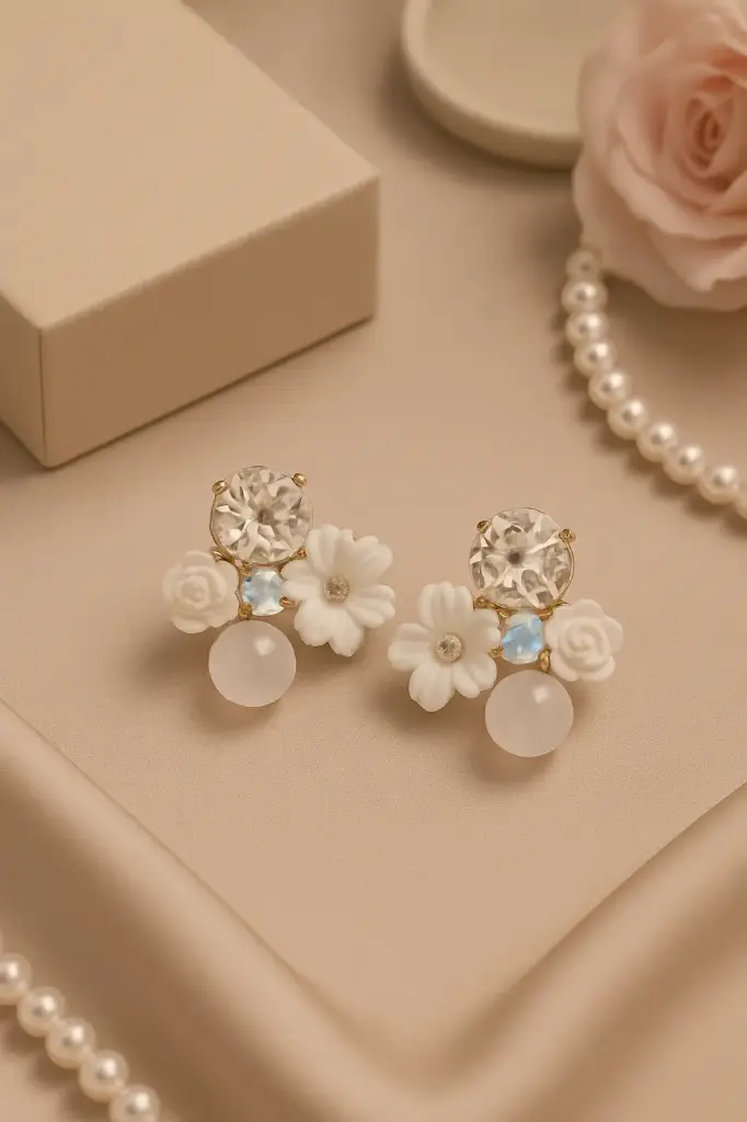 Crystal Bloom Earrings