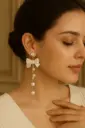 Ribbon Gleam Earing