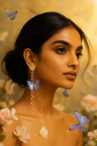 Celestial Wings Butterfly Earrings