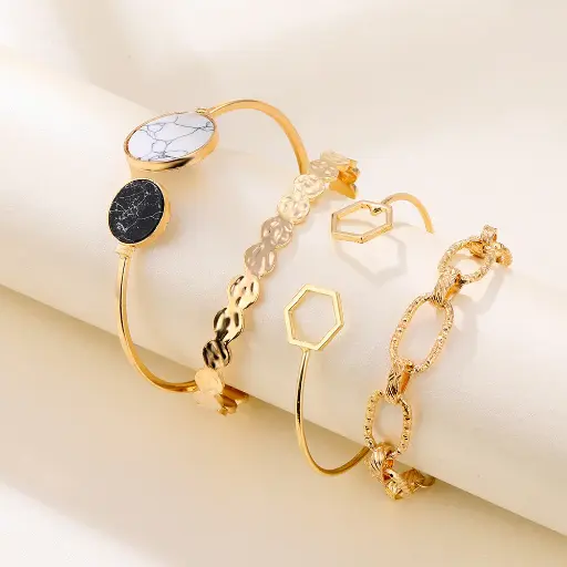 Golden Grace Bracelet Set