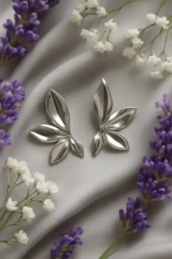 Silver Gleam Studs